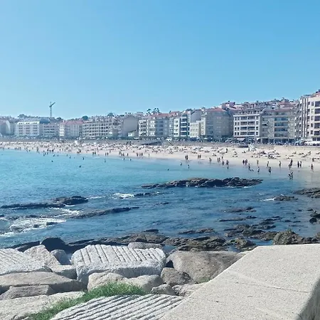 Apartmán Atico Con Terraza Y Jacuzzi Cerca De La Playa Sanxenxo